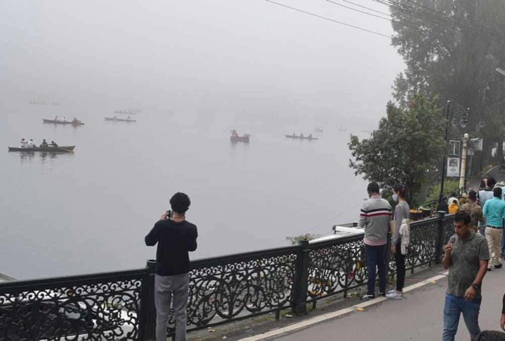 Nainital News: Naini lake water level reached lowest level in September For the first time in History