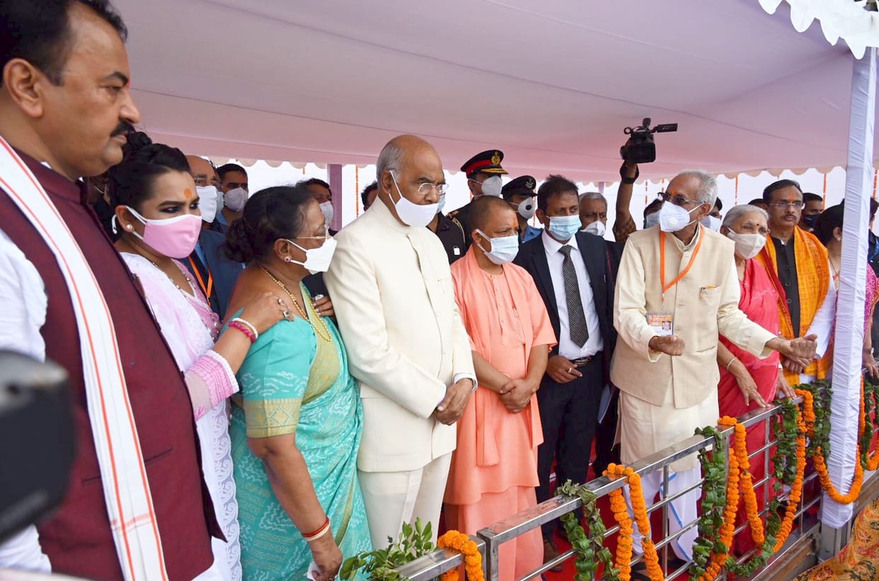 President performed the aarti of Ram Lalla