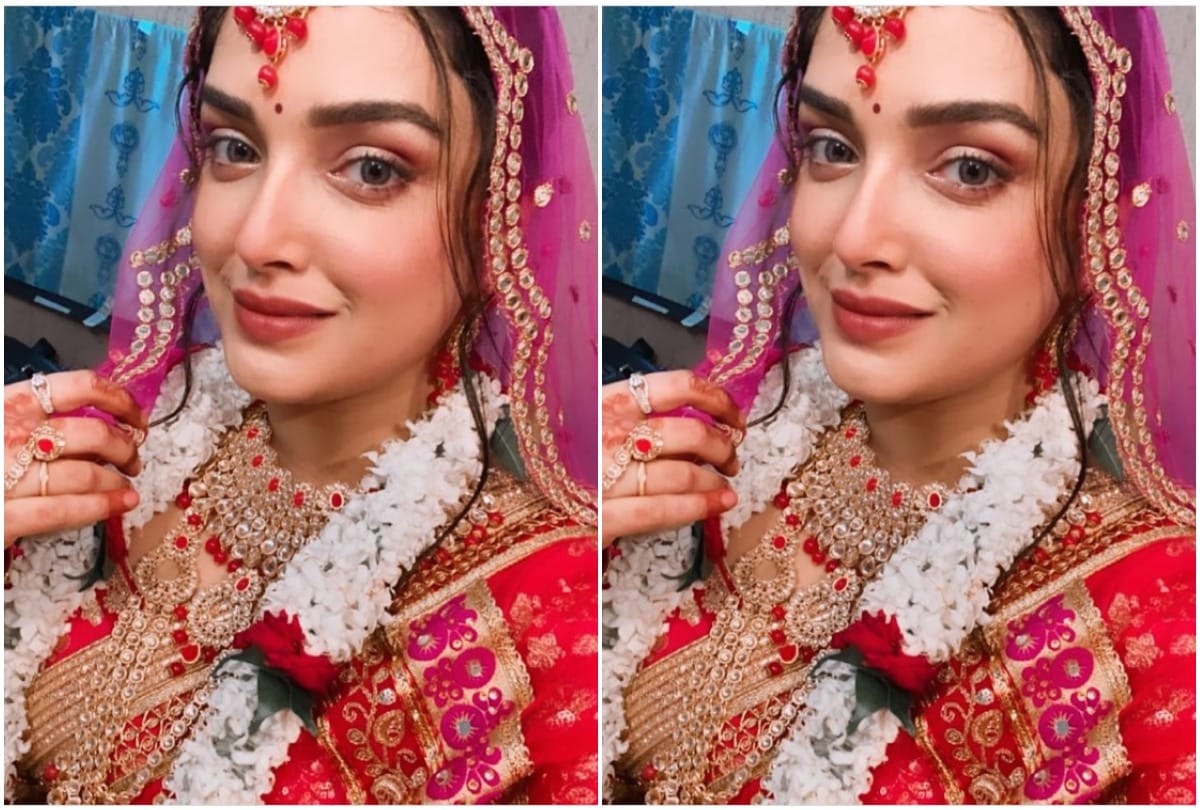 Bhojpuri: Amrapali Dubey shares picture on Nani birthday fans are shocked to see actress in sindoor
