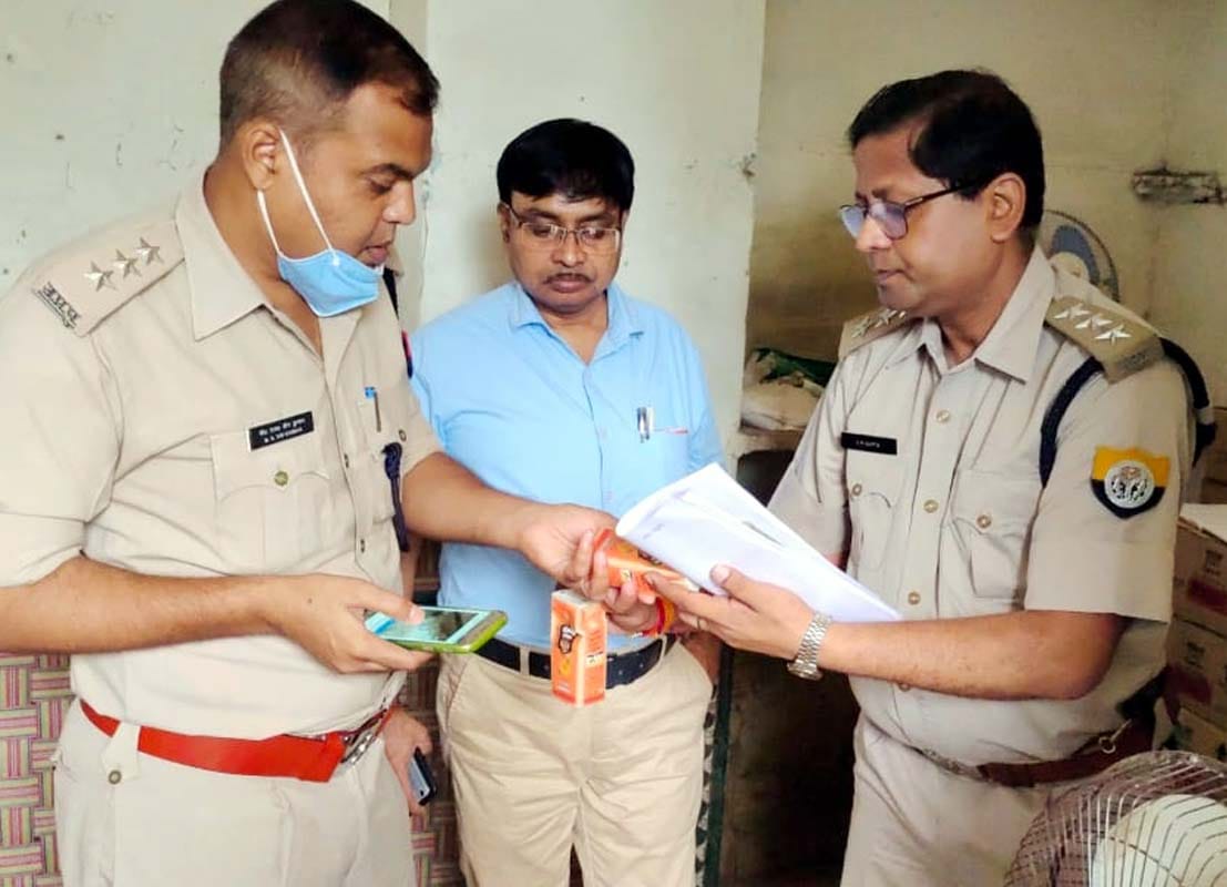 raid in wine shope