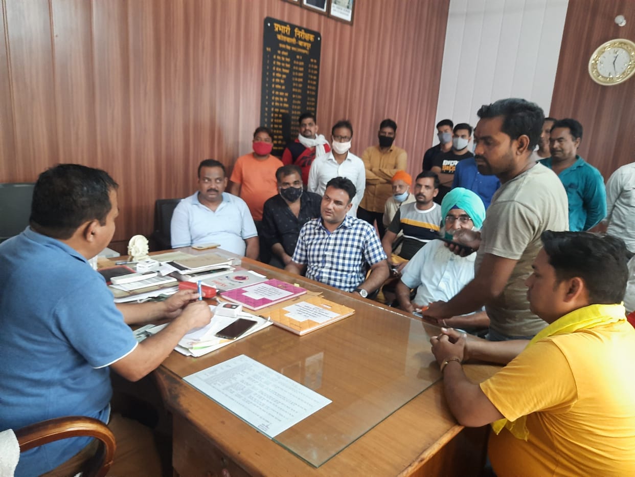 Protest over Market