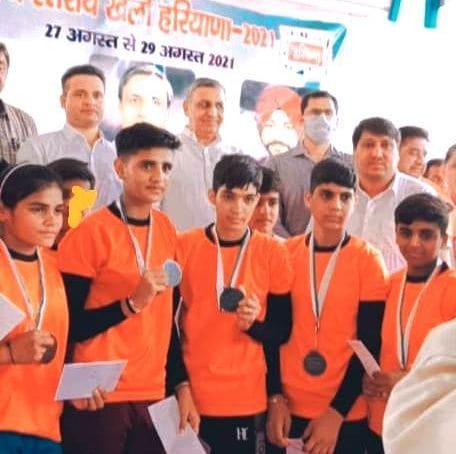 Dadri women's team got third place in state level kabaddi competition