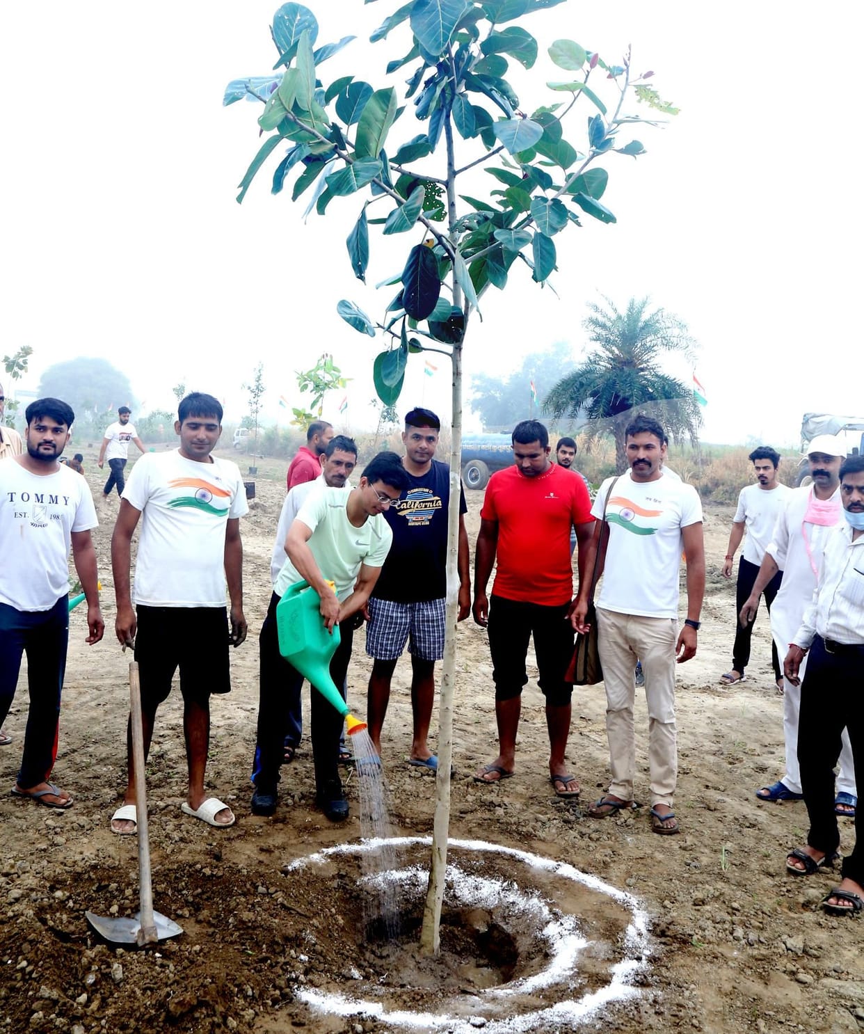 Second and state's 18th oxygen garden planted in village Bali Qutubpur