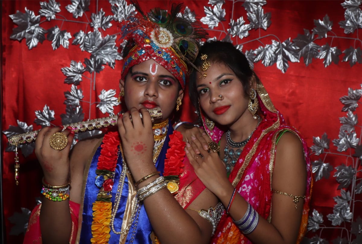 krishna janmashtami celebration in Gorakhnath temple gorakhpur latest photos of janmashtami 2021