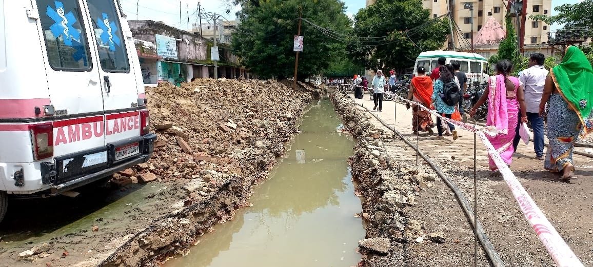 cable work start in medical college campus