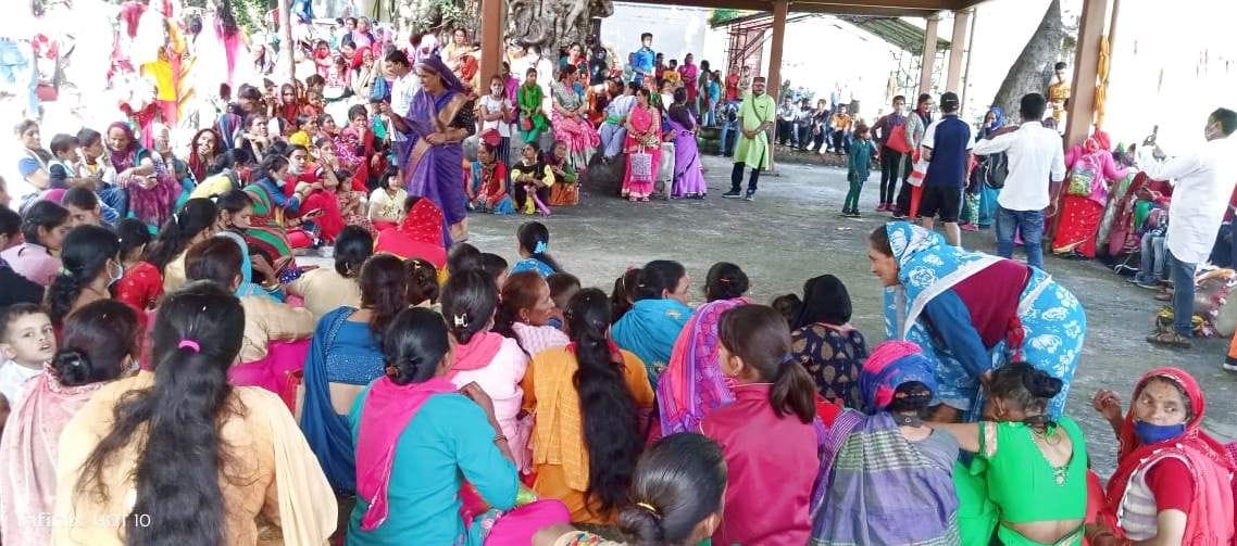 Dev Yatra taken out from Dharatalla to Nandkeshari Gupta Ganga
