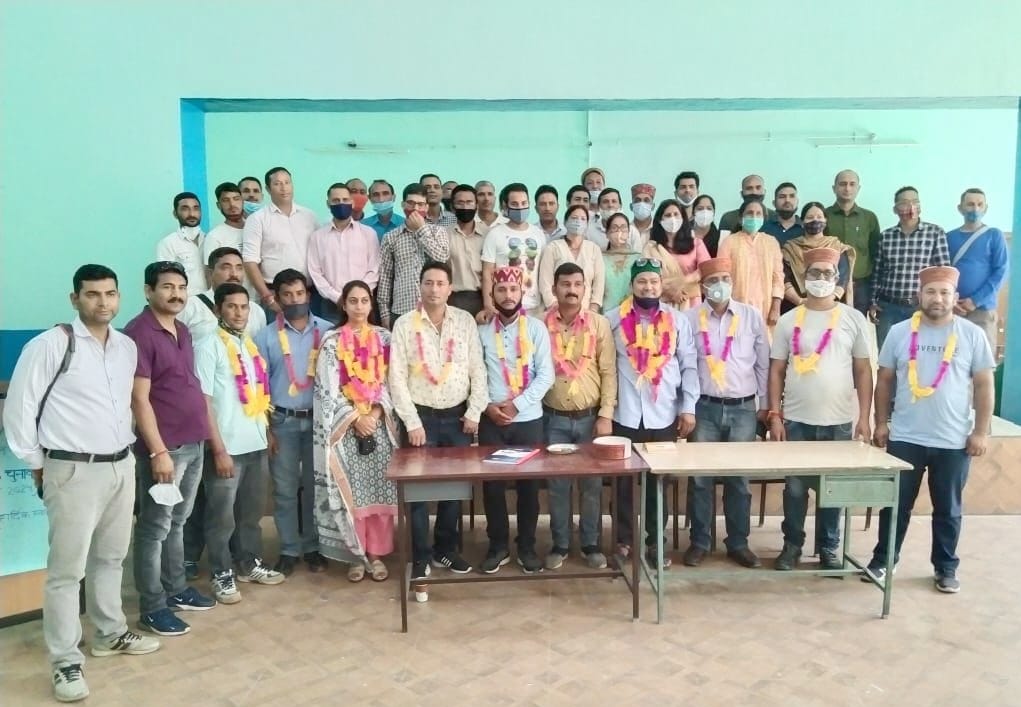 Omprakash became the head of the teachers union