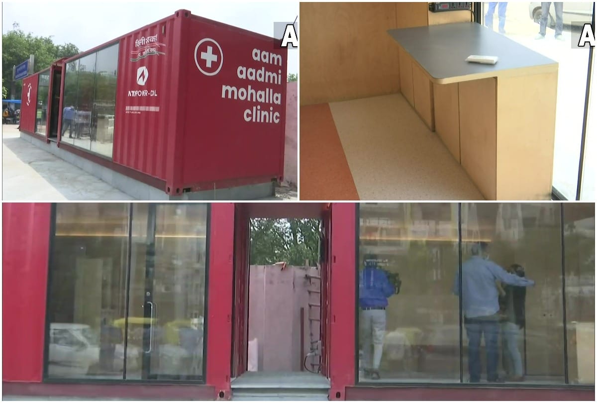 delhi government made stronger and portable Mohalla Clinic in a shipping container