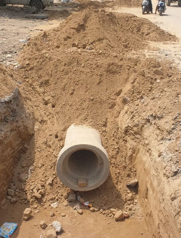 Preparations to uproot the city roads without permission in the name of water drainage in a hurry