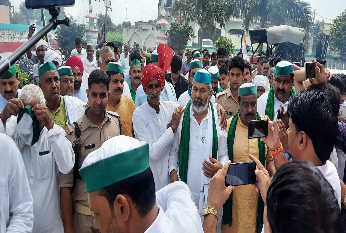 farmer leader Rakesh Tikait expressed grief over lathi charge on farmers, said- IAS officers could not eliminate BJP mentality