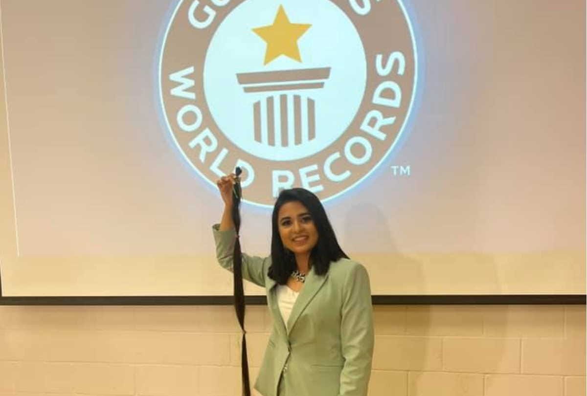 Zahab Kamal Khan donated 5-feet of her hair to help children suffering hair loss