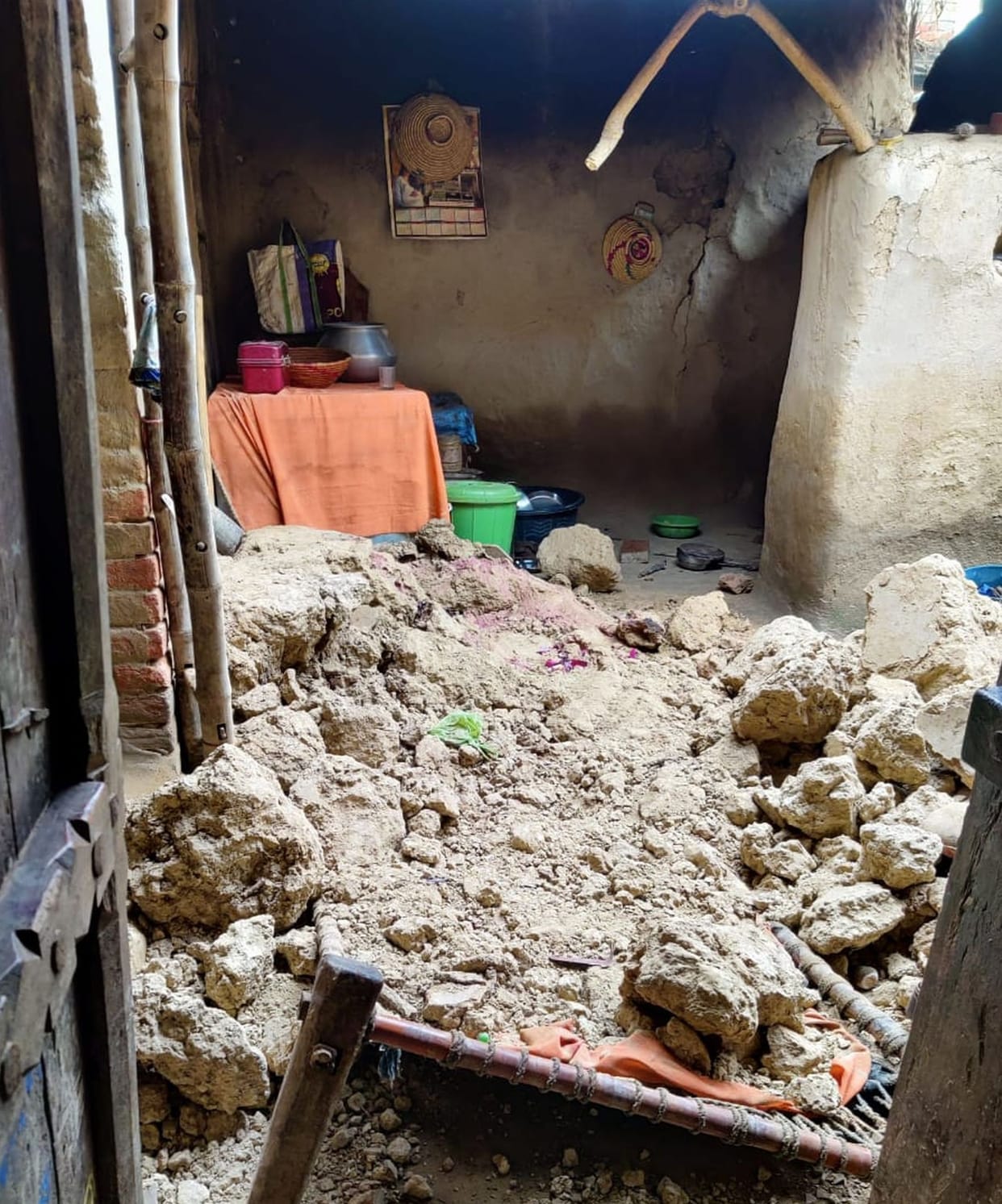 Wall collapsed, child died