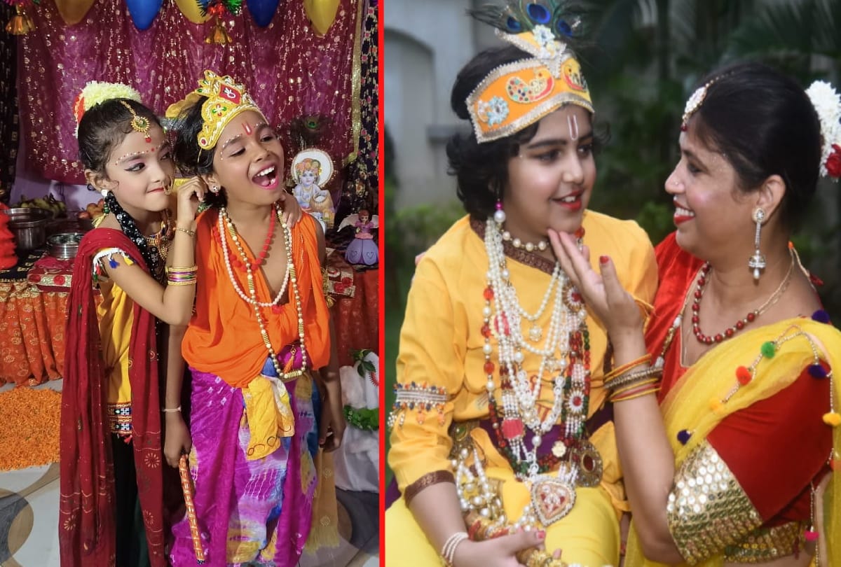 Krishna janmashtami Celebration of lord krishna birth celebrations in Gorakhnath temple of Gorakhpur