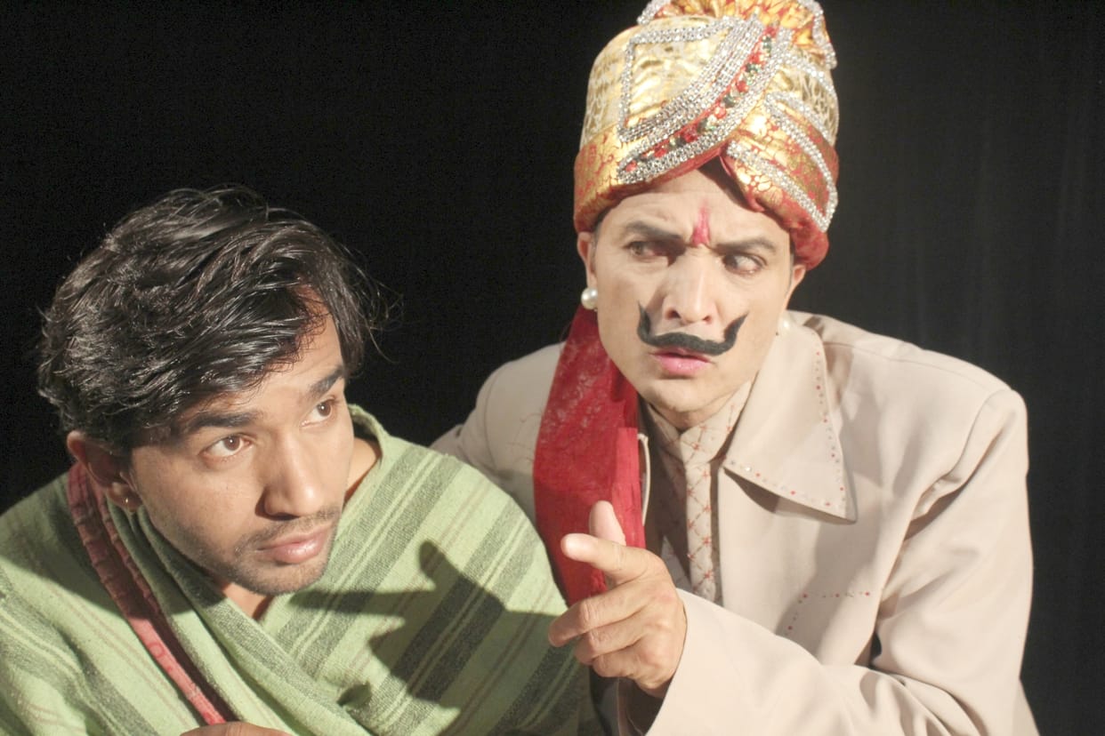Presentation of the drama of God given in the Natyaotsav, Artists satire stirred Hindustani instincts when they were attracted to miracles through drama.