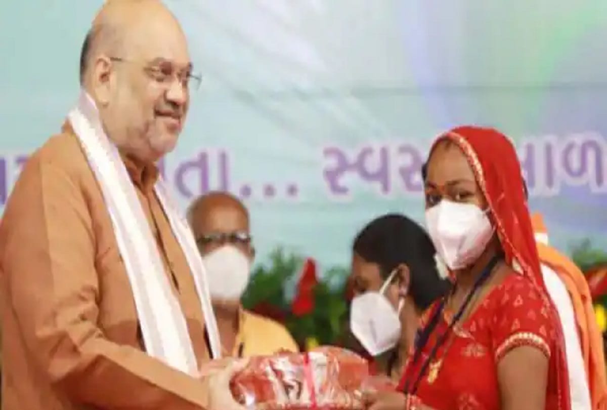 Home minister amit shah launches laddu distribution scheme for pregnant women