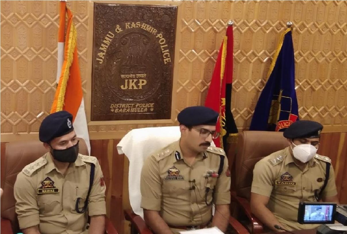 BARAMULLA POLICE ARRESTED ALL ACCUSED IN GRENADE ATTACK CASE OF SHRAKWARA KREERI jammu and kashmir