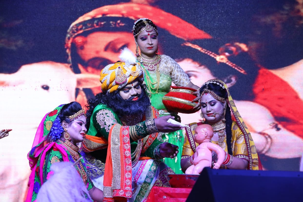 Celebrated the birth anniversary of Shri Krishna with gaiety