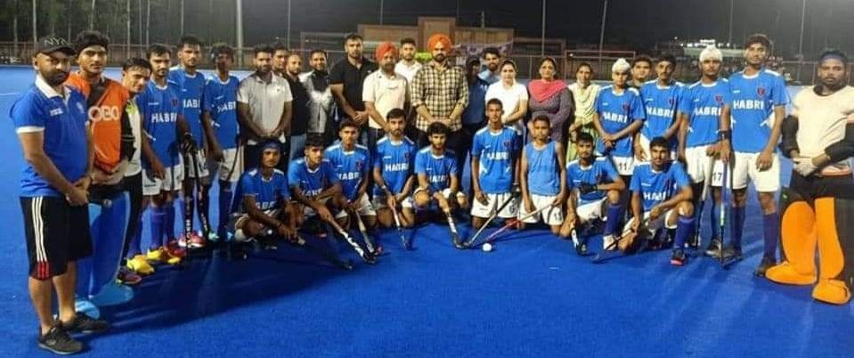 Habri's hockey team won bronze medal in Khelo Haryana
