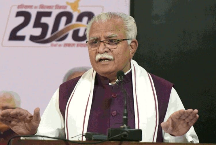 Haryana CM Manohar Lal press conference on completion of 2500 days of government