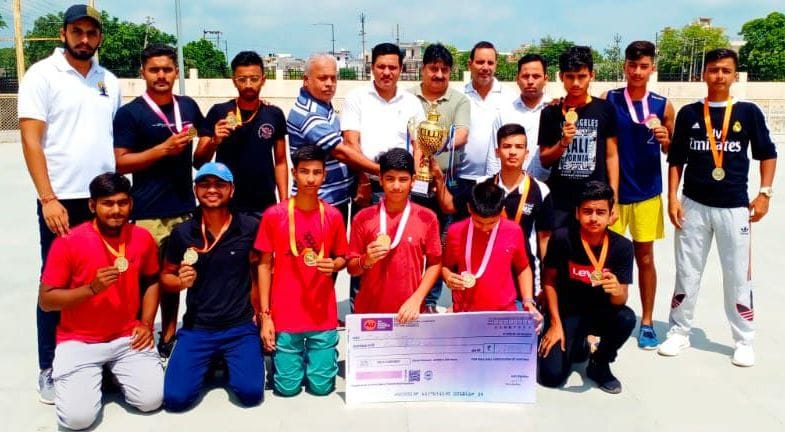 Kaithal's team won in roll ball skating competition