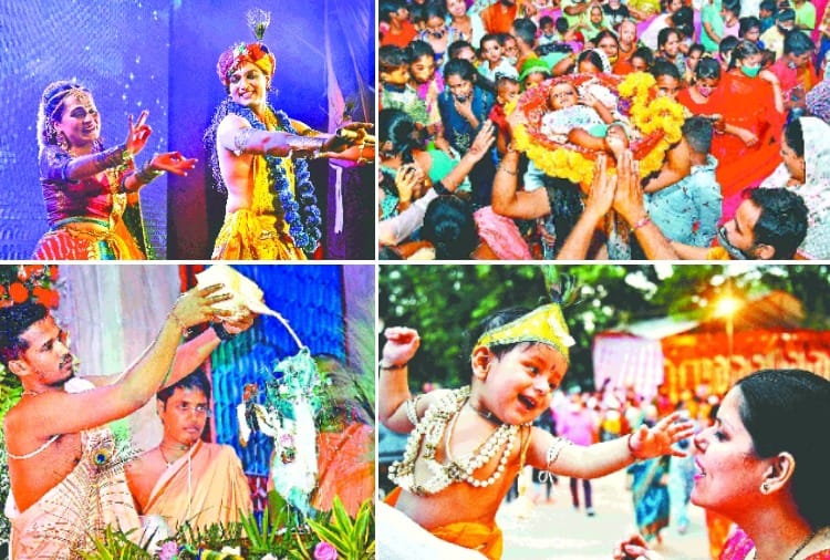People celebrated Krishna Janmashtami in Chandigarh