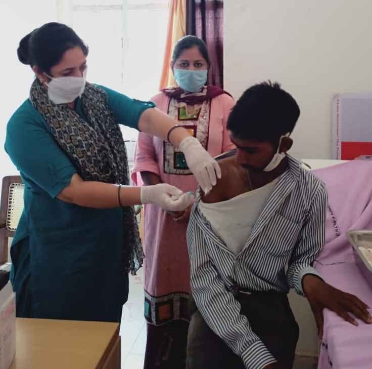 A corona infected hospitalized after three months