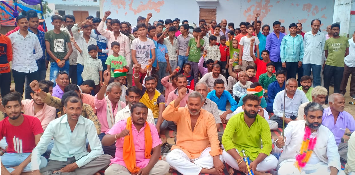 Police did not allow procession in Puraini