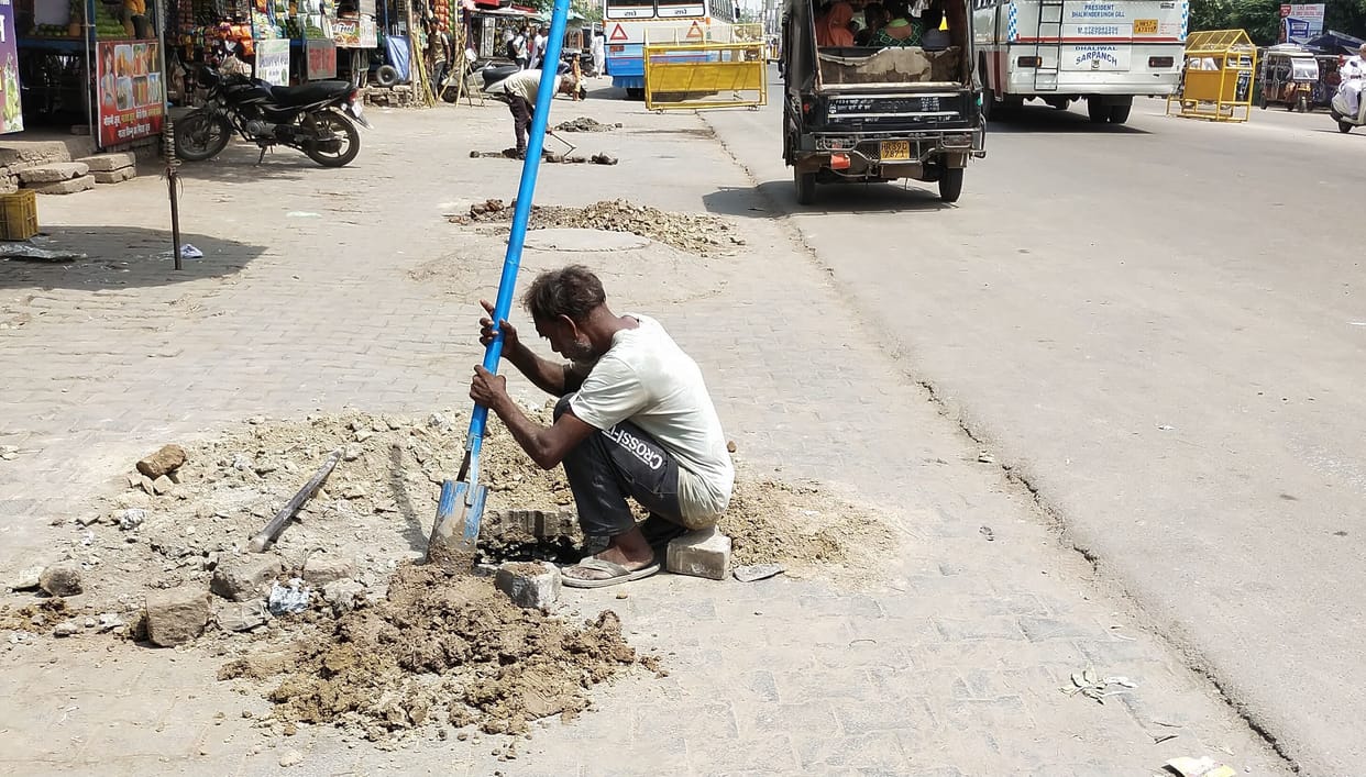Unique campaign to remove encroachment, plantation will be done in front of bus stand