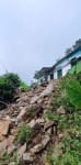 यमकेश्वर ब्लॉक के कुकरेतीधार गांव में भू धसाव होने से क्षतिग्रस्त हुआ पुस्ता, खतरे की जद में आवा?