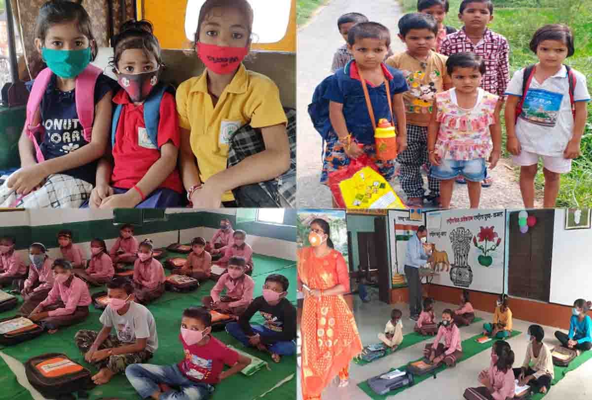 UP School Reopen News: Schools opened amid the threat of third wave of Corona