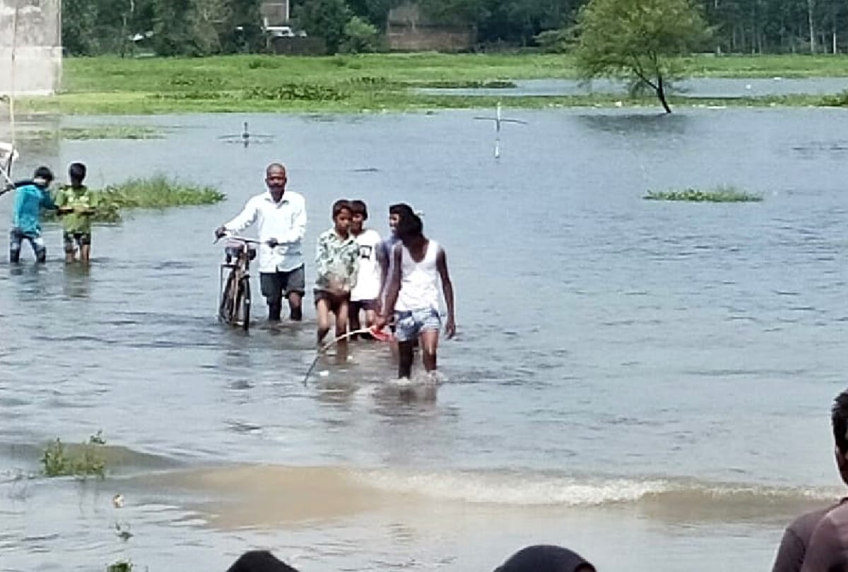 Flood of Gorakhpur: Leaking from dams at 11 places due to Rapti and Rohin rivers overflow