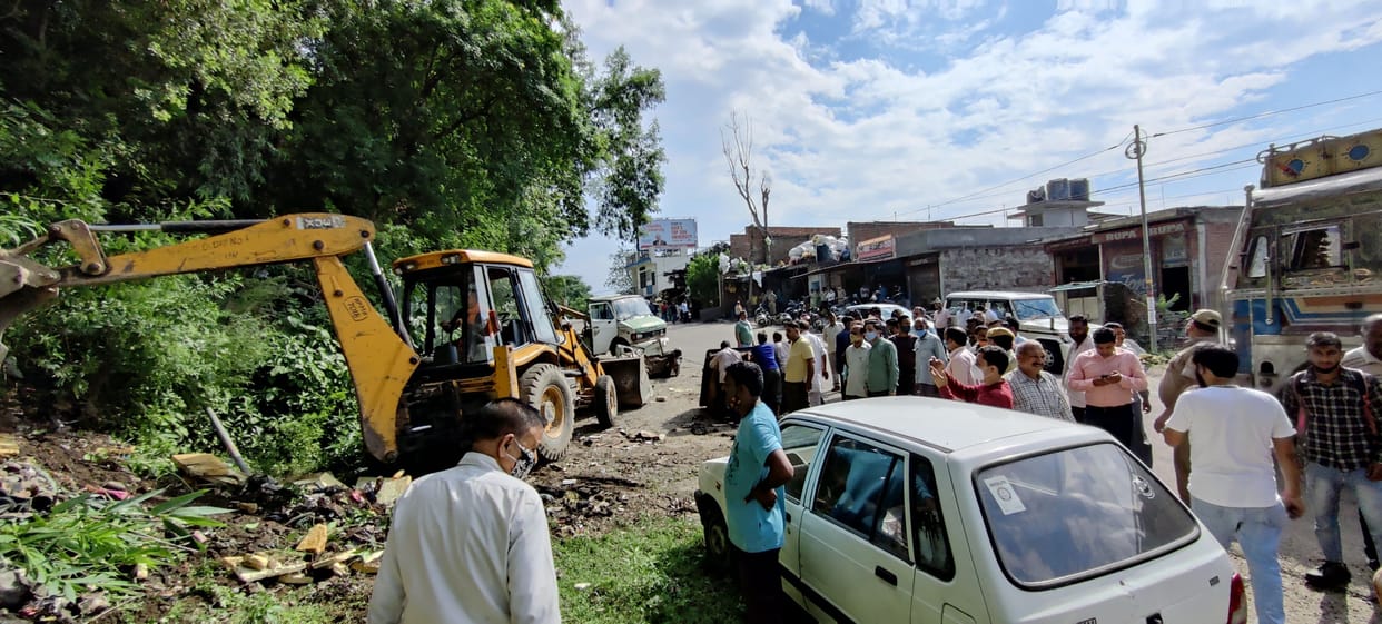 Action on encrochment