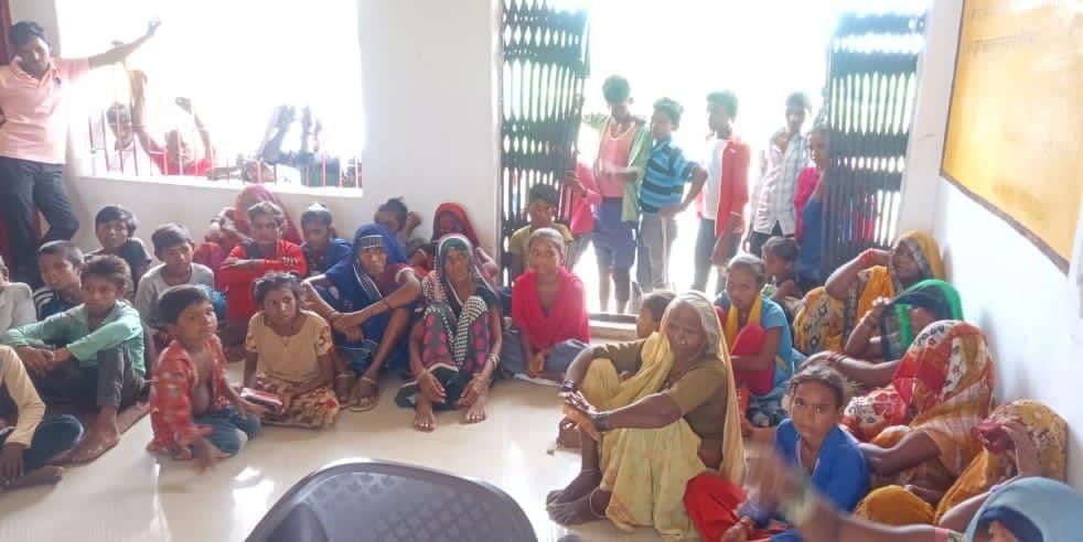 Children created ruckus for not getting food grains, ABSA reached