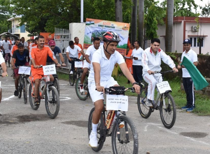 Cycle relly by NDRF.