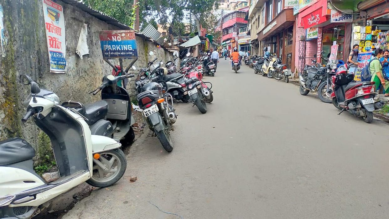 No Parking in almora