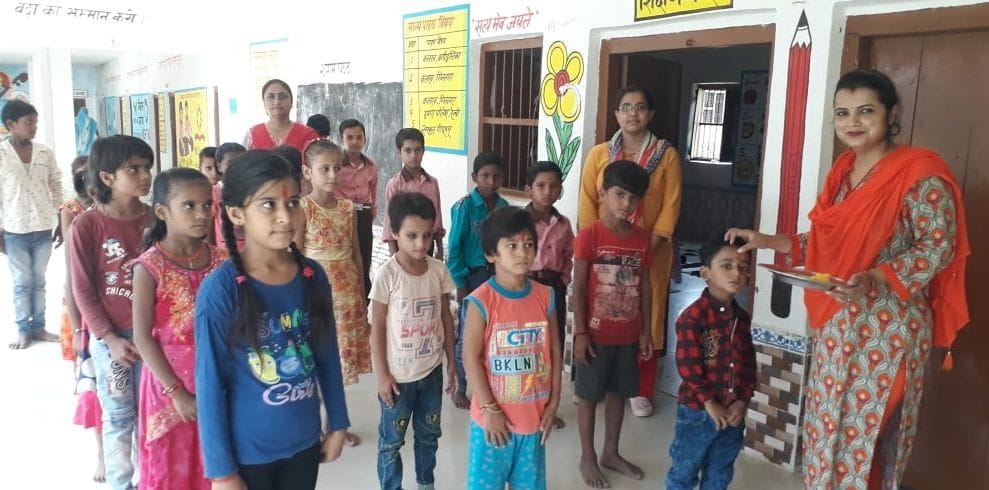 Enthusiastic children were welcomed in schools, studies started