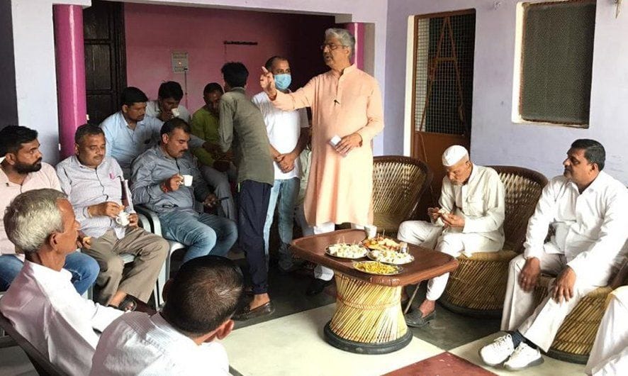 Former MP Bharatendra Singh said, the people got benefit from the schemes of the Center
