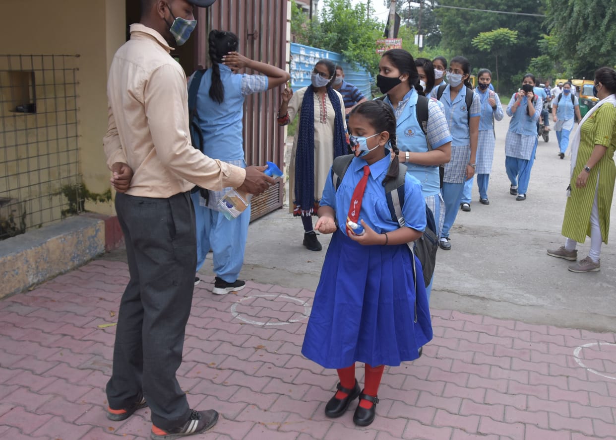 Ronak returned after 18 months in every school of the district