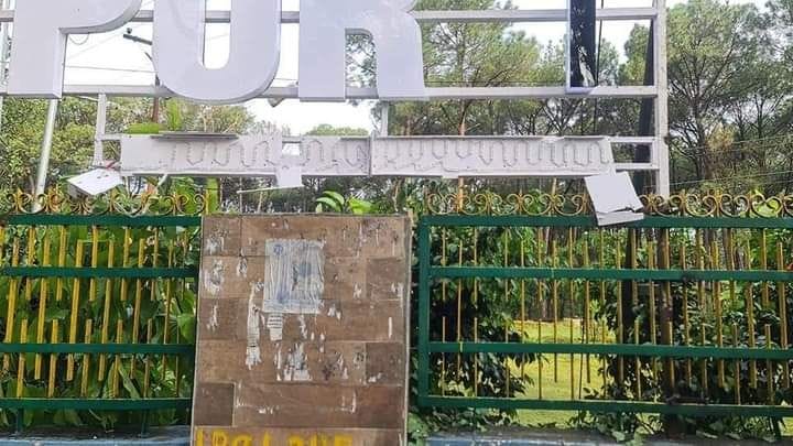 Selfie point vandalized, mischievous elements caused damage