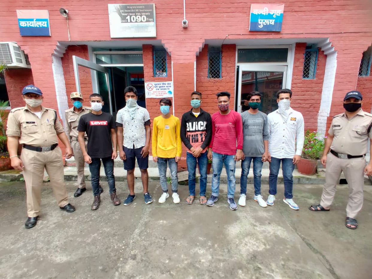 operation maryada: seven youth doing stunts on highway arrested in haridwar