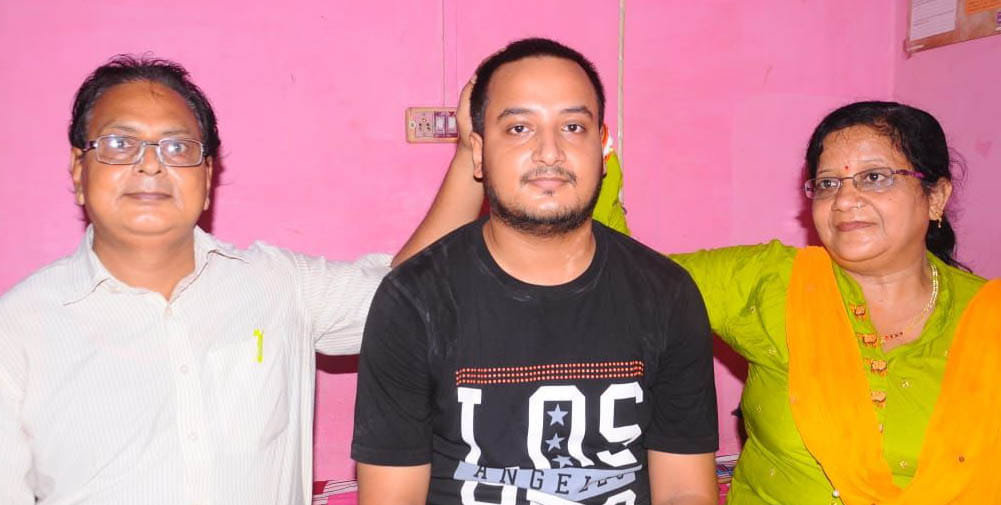 Sheetanshu topper in UP CATET entrance exam
