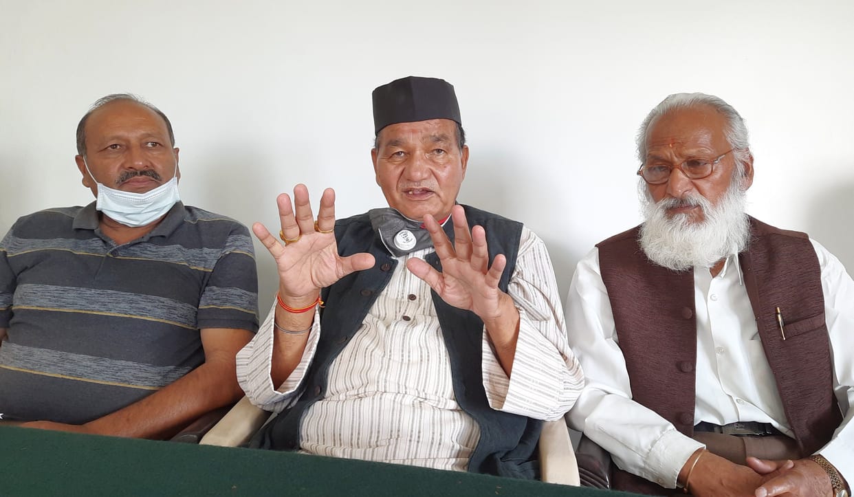 Press Conference of UKD in Pithauragarh