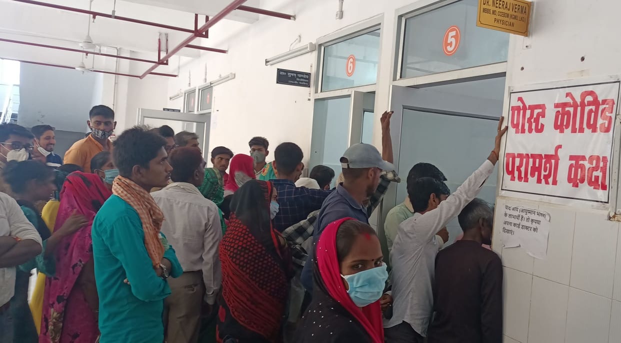 Patients increased in OPD due to viral fever