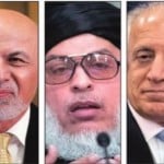 पूर्व राष्ट्रपति अशरफ गनी, अब्बास स्टेनकजई और जाल्मे खलीलजाद