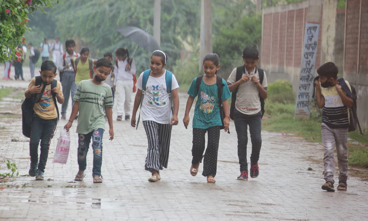 48 percent students reached the schools on the first day