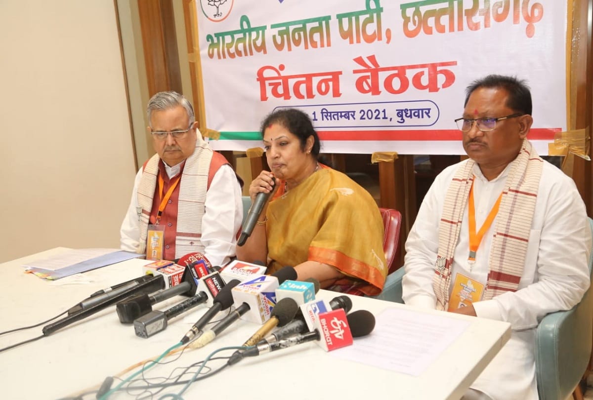 BJP leader Purandeswari attack on Chhattisgarh government over failing to fulfil its pre poll promises