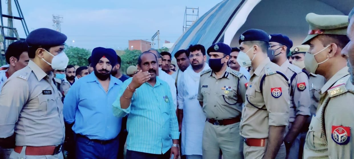 Kisan Mahapanchayat: ADG inspected GIC Ground