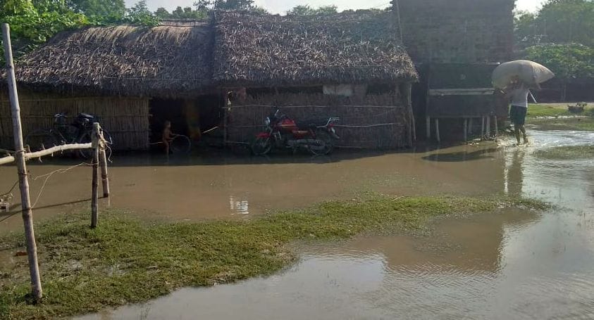 Innocent death by drowning in flood water