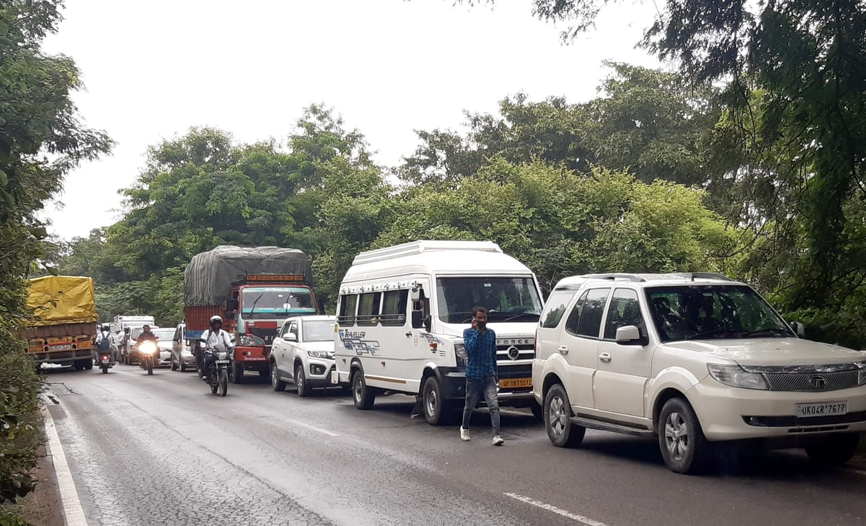 Delhi Pauri Highway: Road potholes will be filled as soon as the rain stops