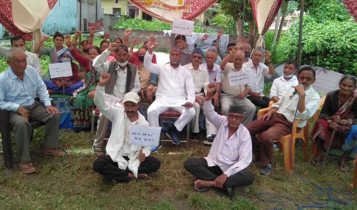 The movement of Mandalsera residents got the support of social workers